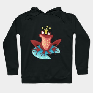 the friendly frog king Hoodie